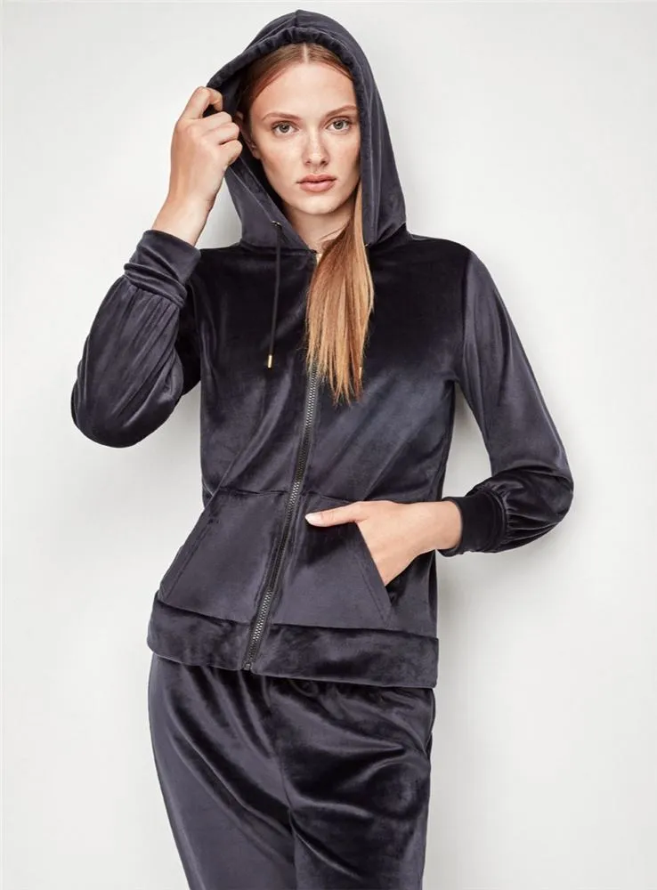20065B/T CONJUNTO PIJAMA LARGO VELOUR