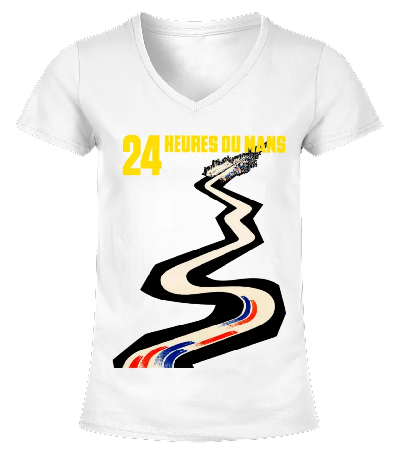 24 Hours of Le Mans WT (9) Camiseta cuello pico Mujer