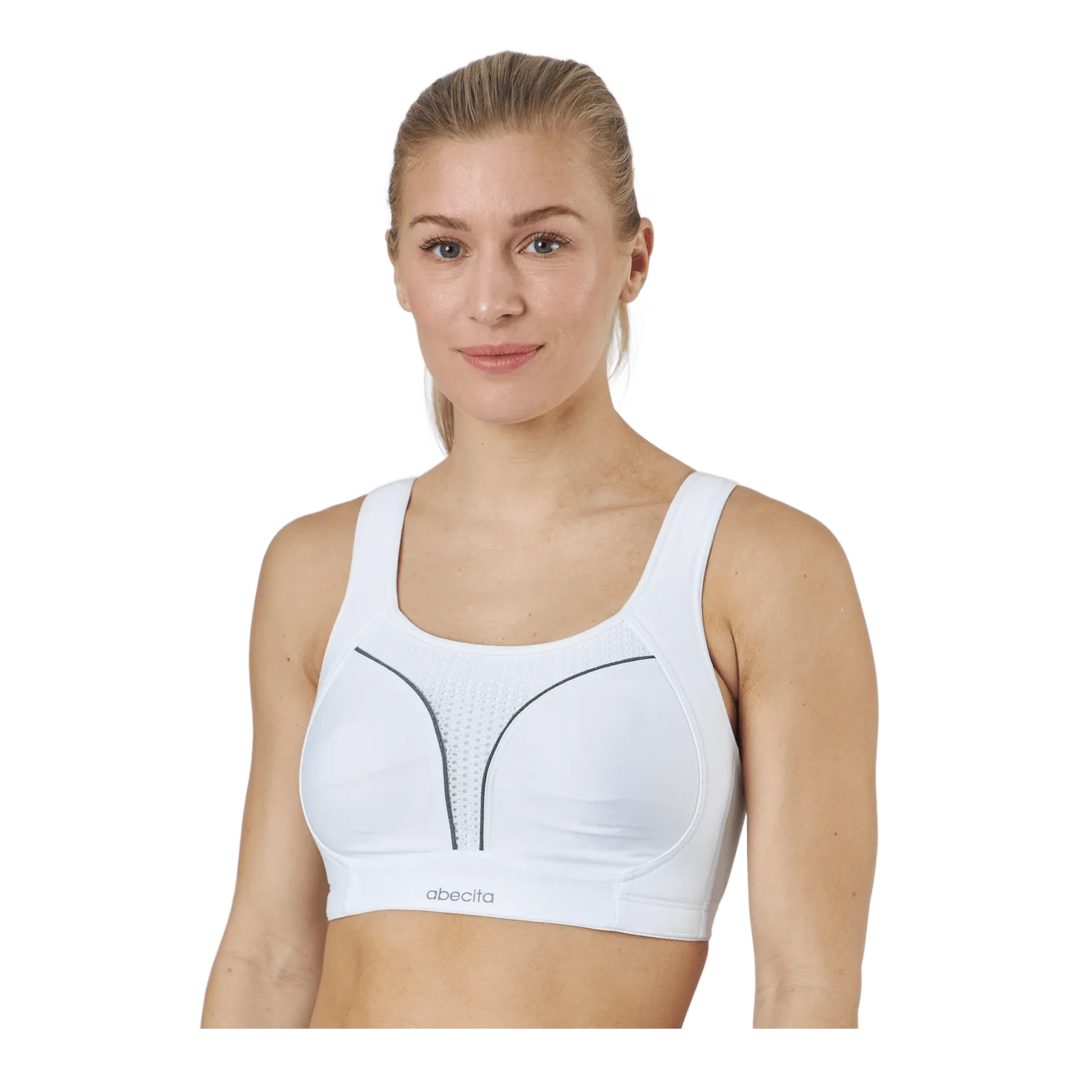 Abecita Dynamic. Sports Wireless Bra W White/grey