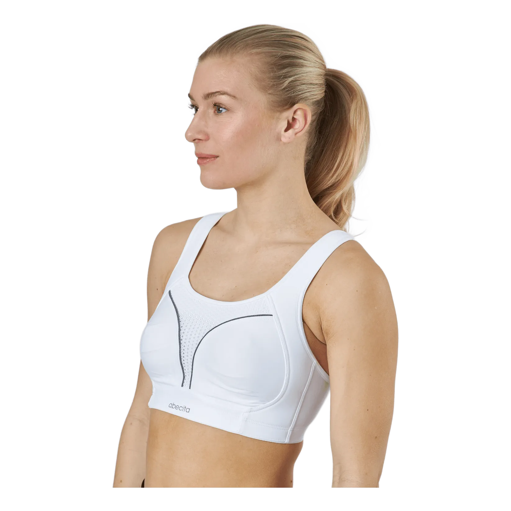 Abecita Dynamic. Sports Wireless Bra W White/grey
