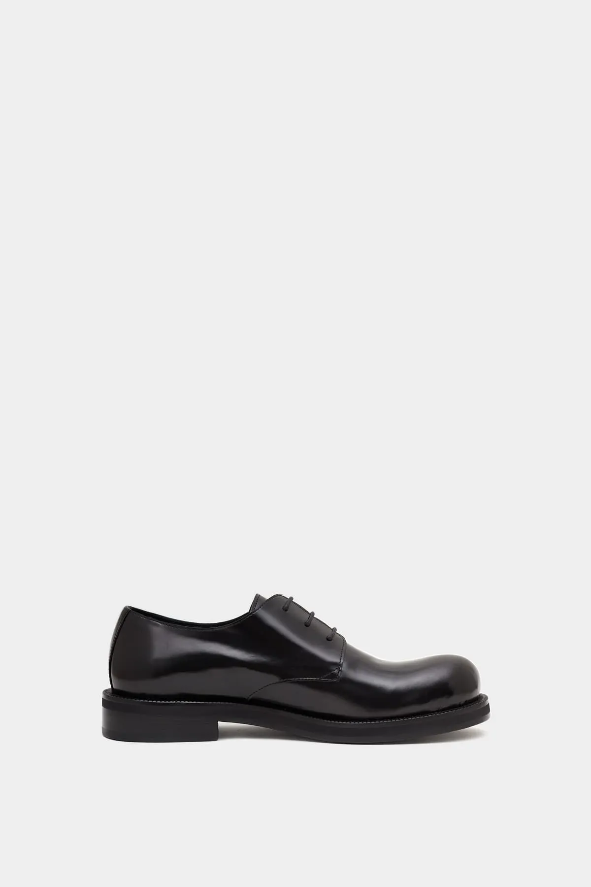 ACNE STUDIOS BLACK LEATHER DERBY SHOES