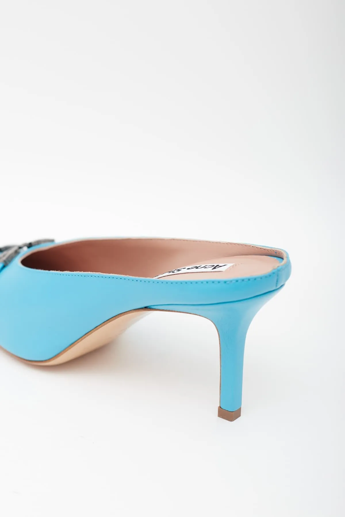 ACNE STUDIOS TUQUOISE MULE SHOES