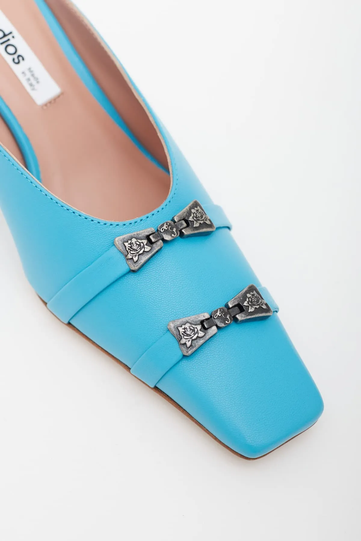 ACNE STUDIOS TUQUOISE MULE SHOES