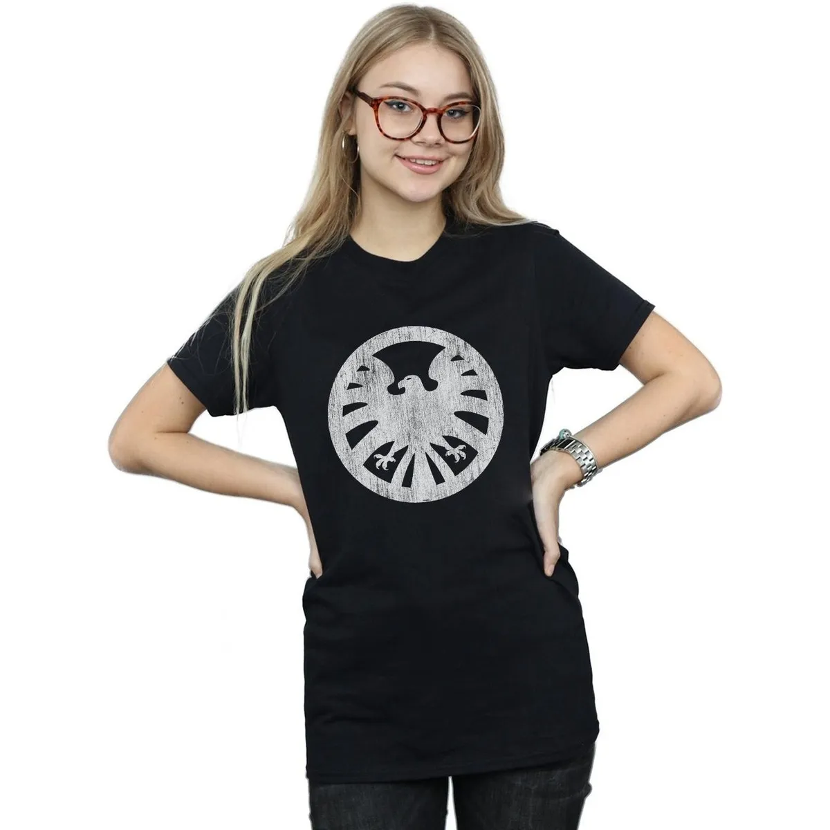 Agents Of SHIELD Distressed Logo