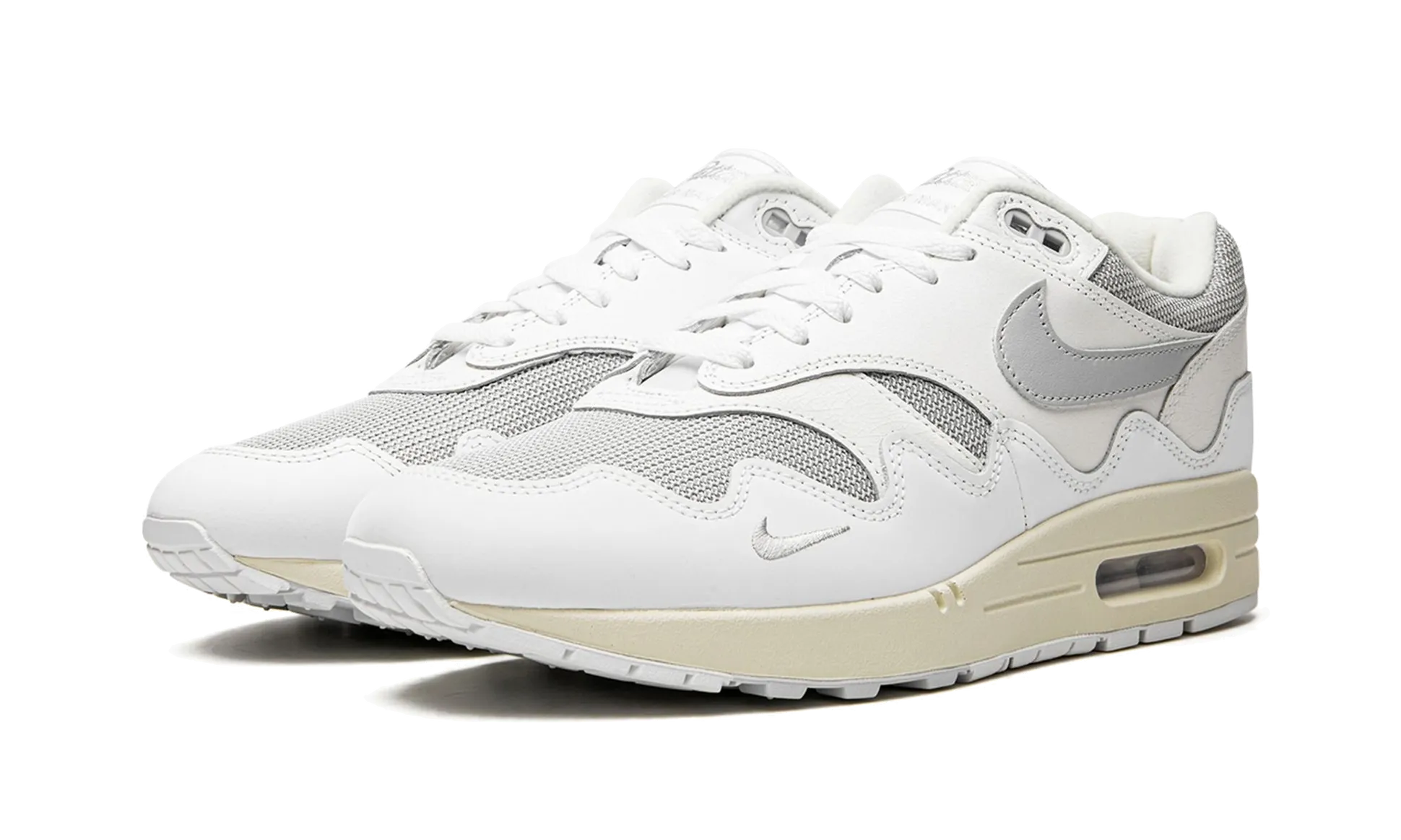 Air Max 1 Patta White Grey
