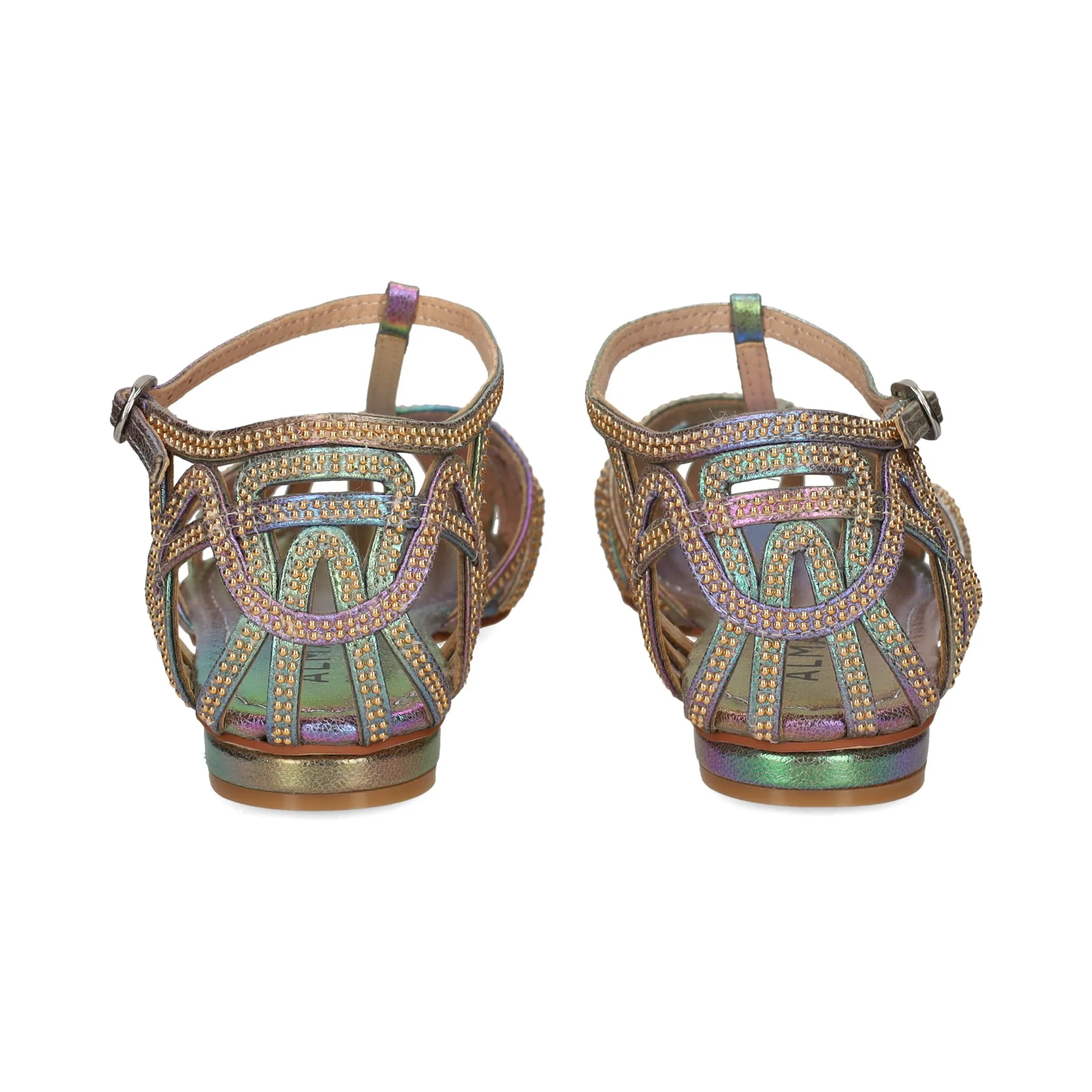 ALMA BLUE Zapatos planos de Mujer VERDE