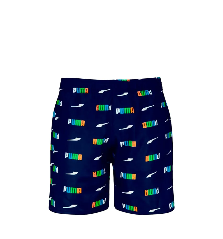 Baador Bao_Nio_Puma Swim Boys Printed Logo Mid