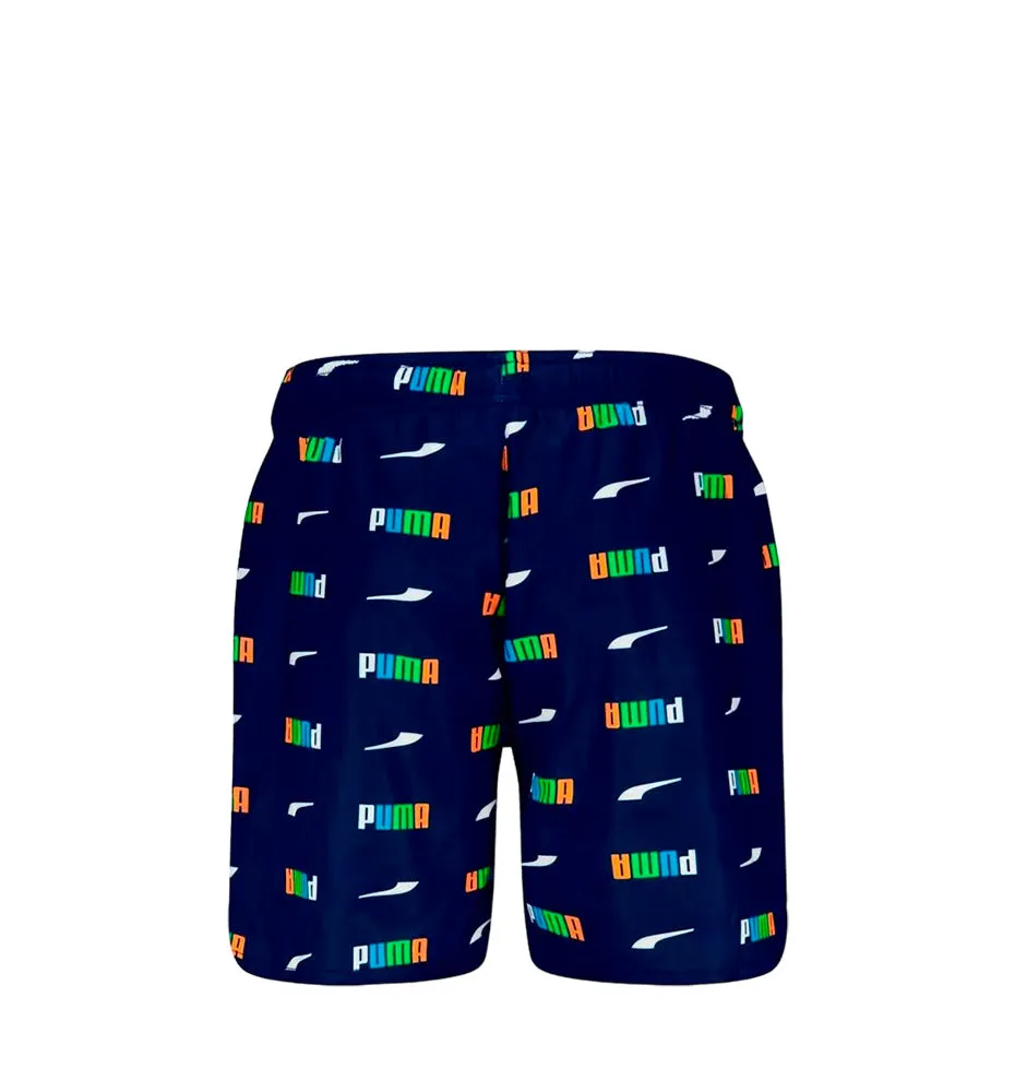 Baador Bao_Nio_Puma Swim Boys Printed Logo Mid