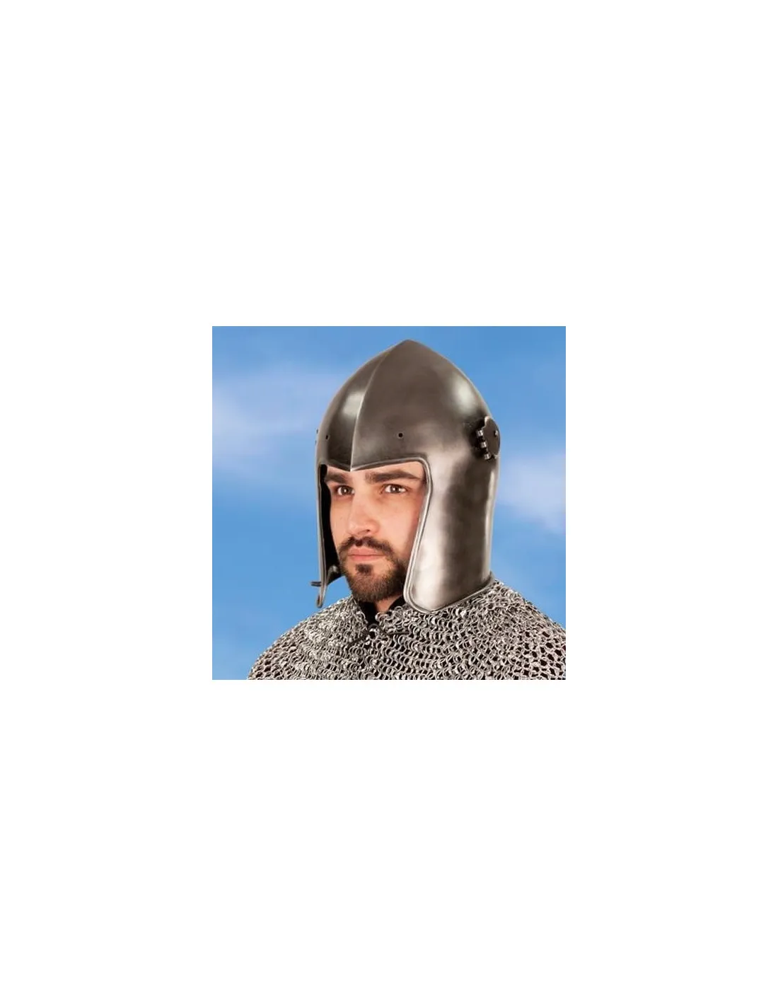 Bacinete medieval con visor, S. XV