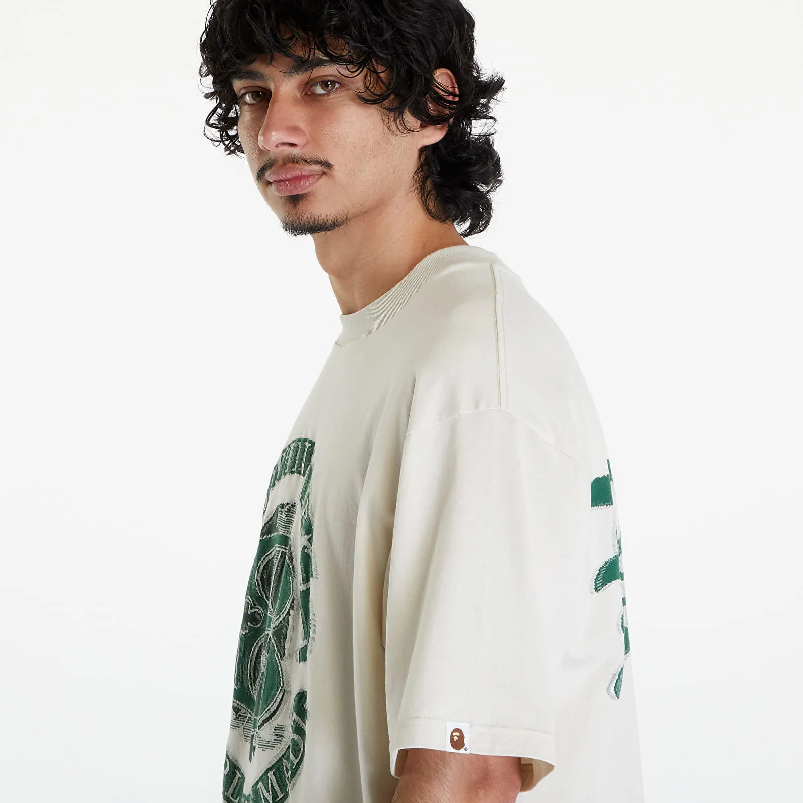 BAPE A BATHING APE Bape Ba Graphic Tee Ivory