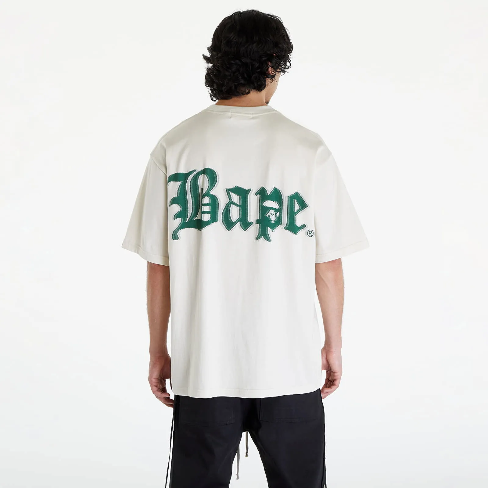 BAPE A BATHING APE Bape Ba Graphic Tee Ivory