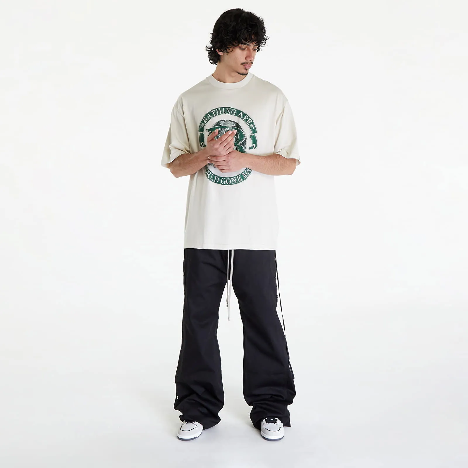 BAPE A BATHING APE Bape Ba Graphic Tee Ivory