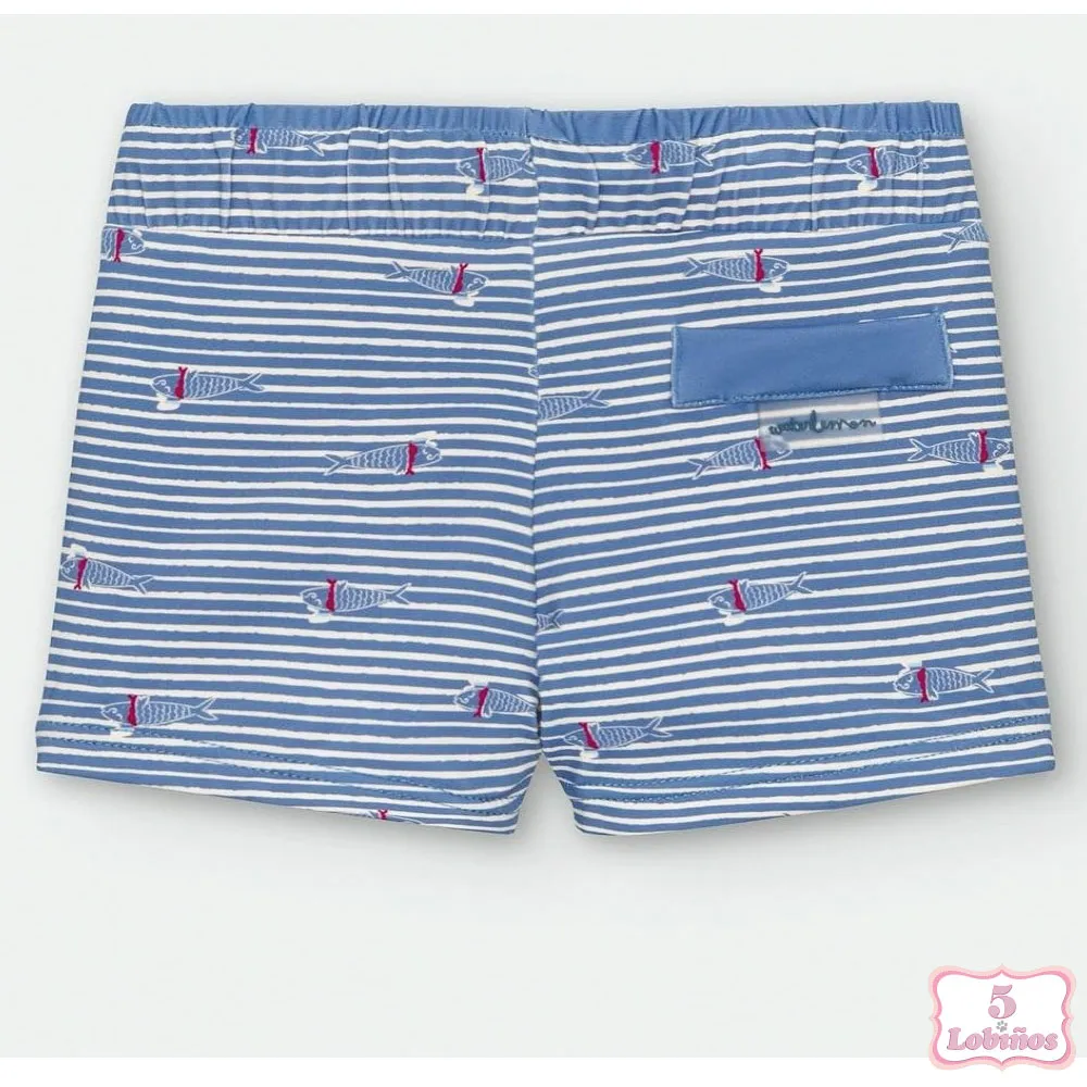 BAÑADOR BOXER NIÑO PECES