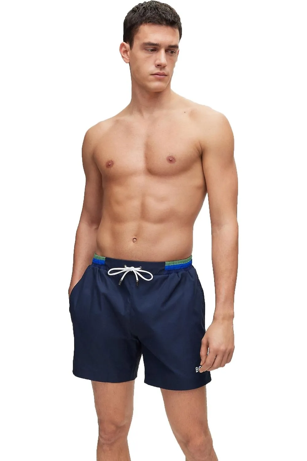 Bañador BOSS Swim Short Boss Atoll para hombre azul oscuro