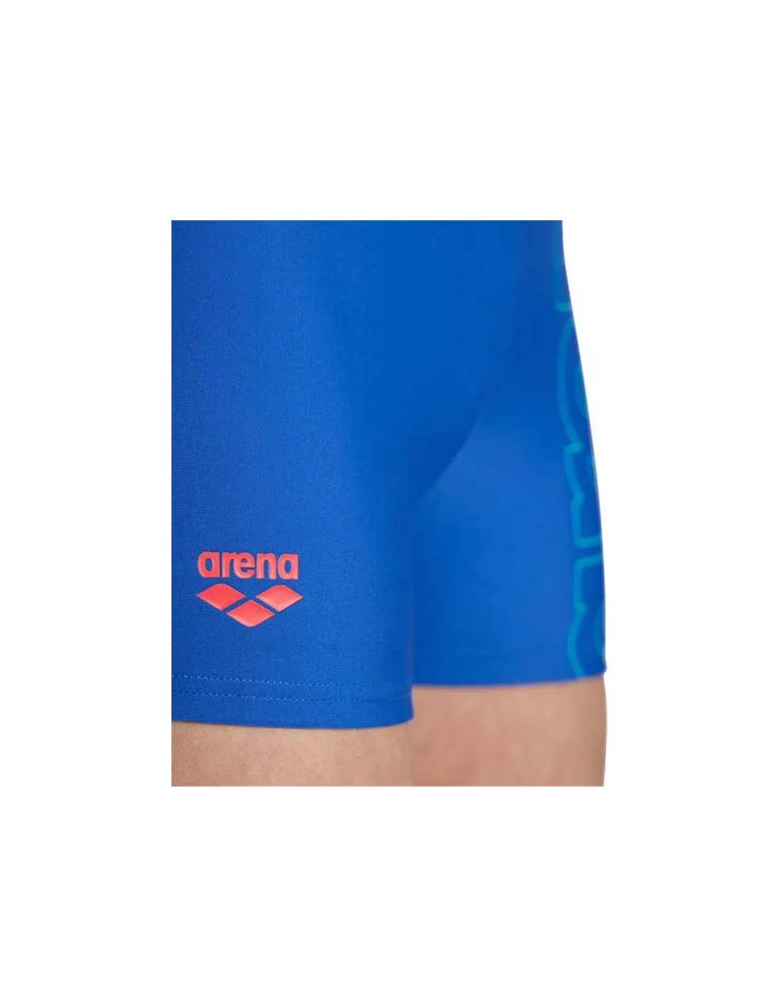 Bañador de Natación Arena Swim Short Graphic Royal/Fluo Red Infantil