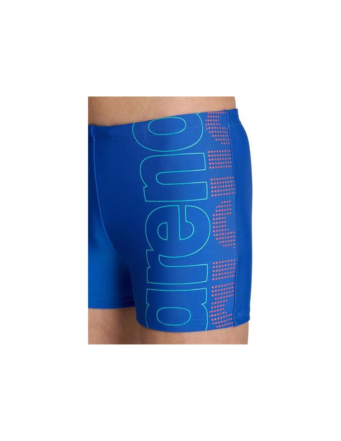 Bañador de Natación Arena Swim Short Graphic Royal/Fluo Red Infantil