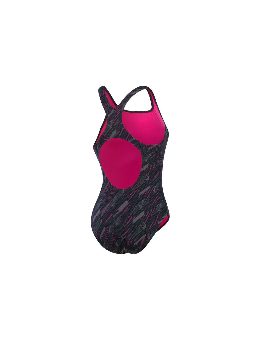 Bañador de natación Hyperboom Allover Medalist Mujer Rosa
