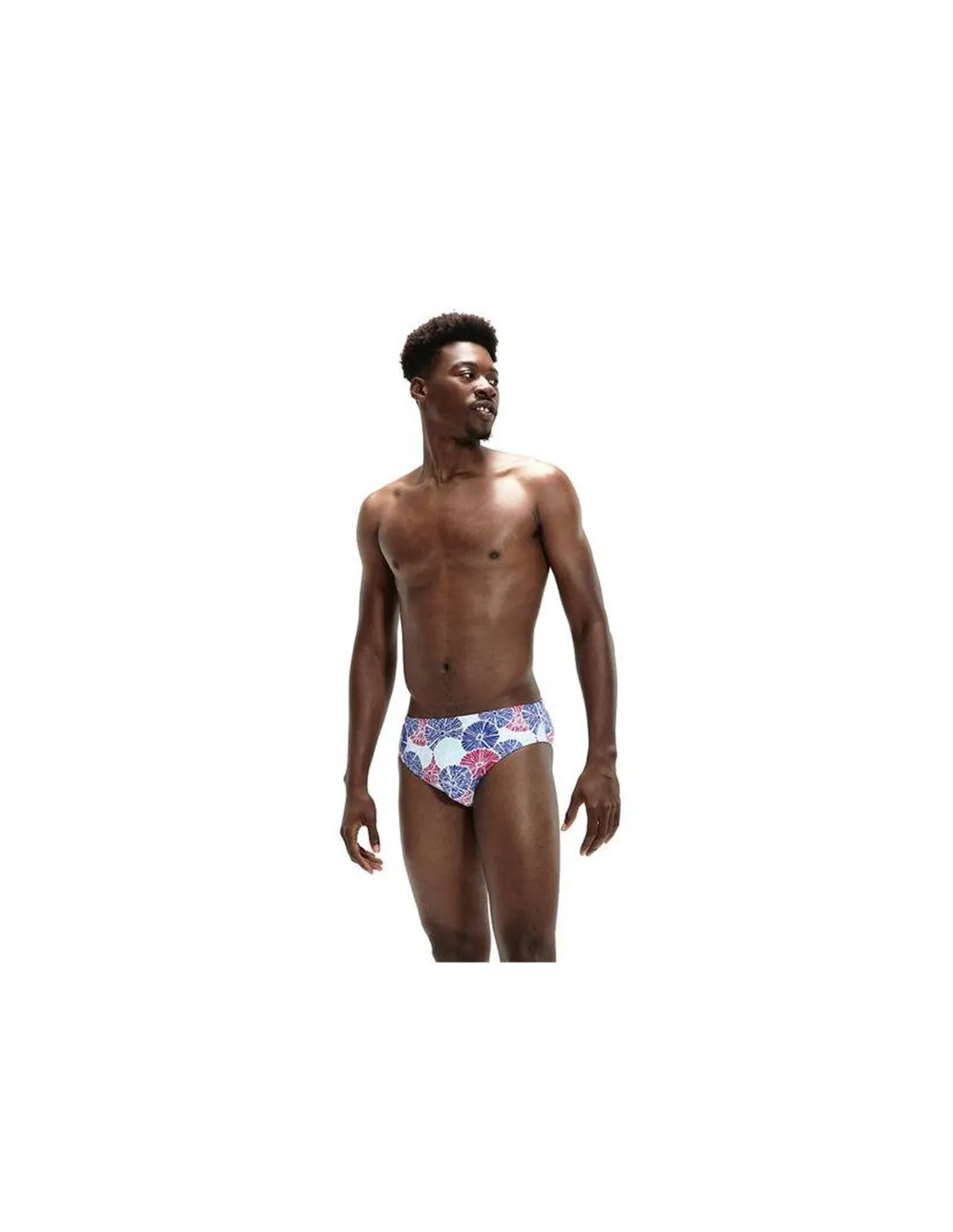 Bañador de Natación Speedo 8Cm Allover Brief Hombre