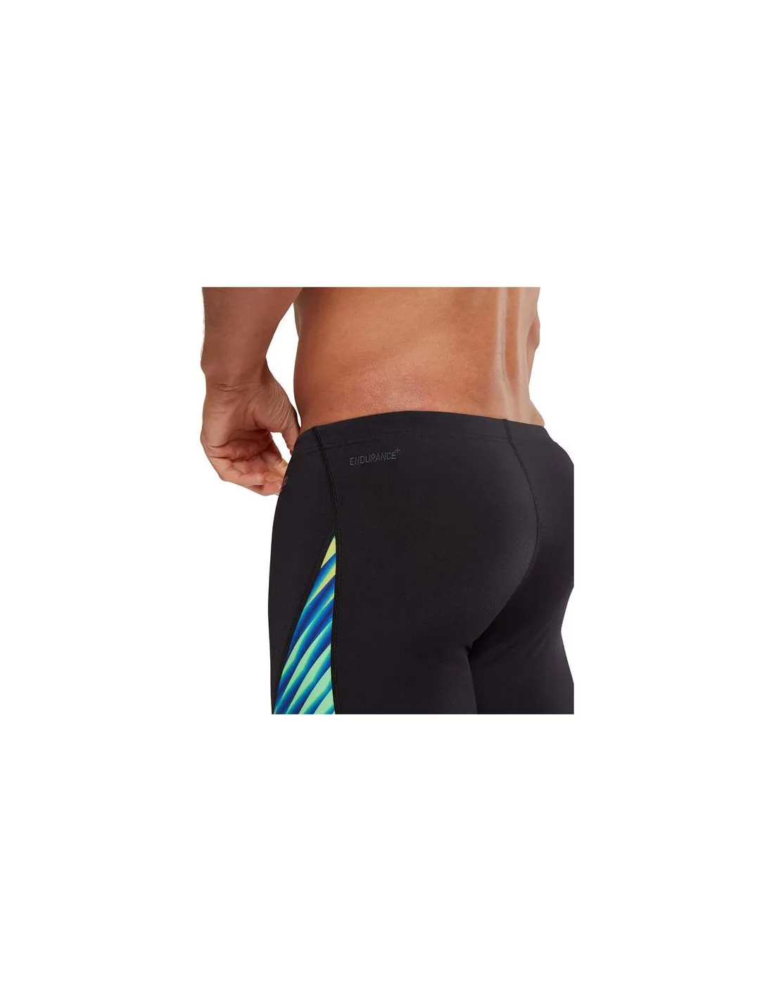 BAñADOR DE NATACIóN SPEEDO ALLOVER DIGI VCUT JAMMER HOMBRE NEGRO/COBALTO