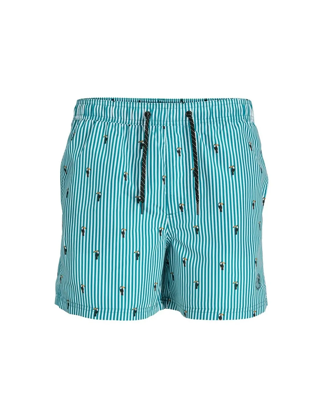 BAñADOR JACK & JONES VERDE Y BLANCO ESTAMPADO  ECOOL