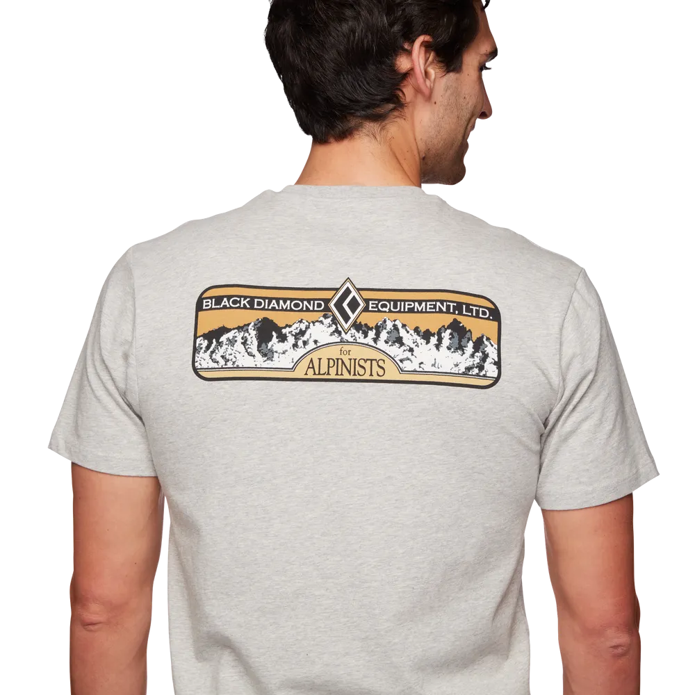 BD HERITAGE EQUIPMENT FOR ALPINISTS TEE  MEN'S NICKEL HEATHER