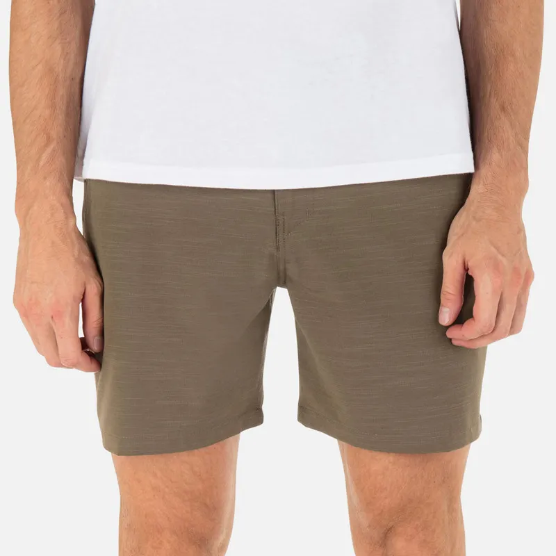 Bermuda Hurley: Phantom Slub 34 Waistband 18 (Olive)