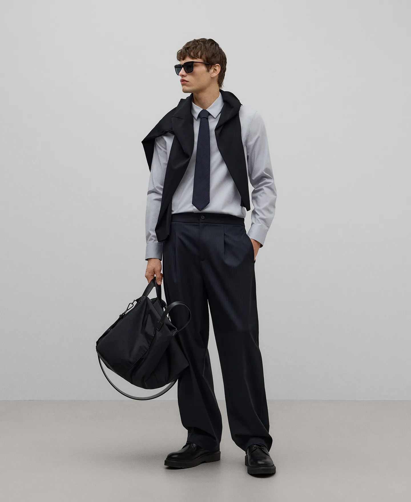 Black tie man
