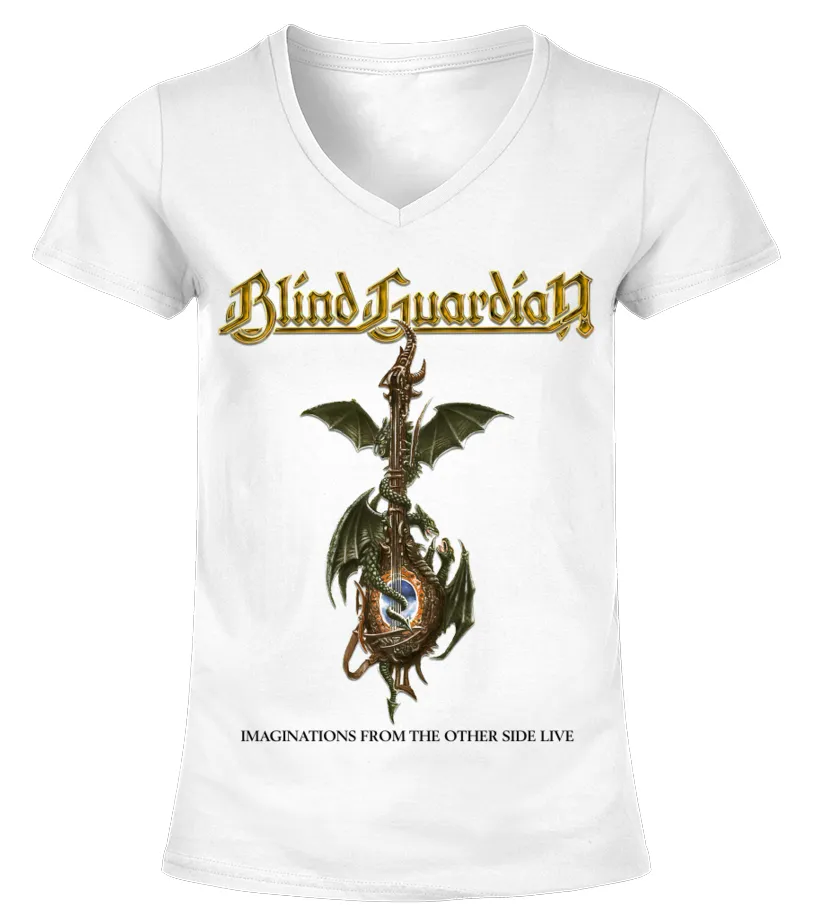 BLIND GUARDIAN  IMAGINATIONS FROM THE OTHER SIDE WT CAMISETA CUELLO PICO MUJER