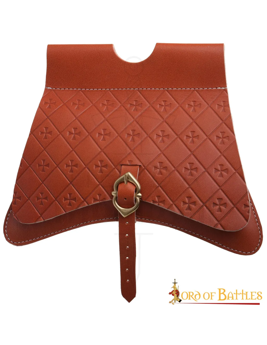 Bolso medieval Cruces de Malta repujadas