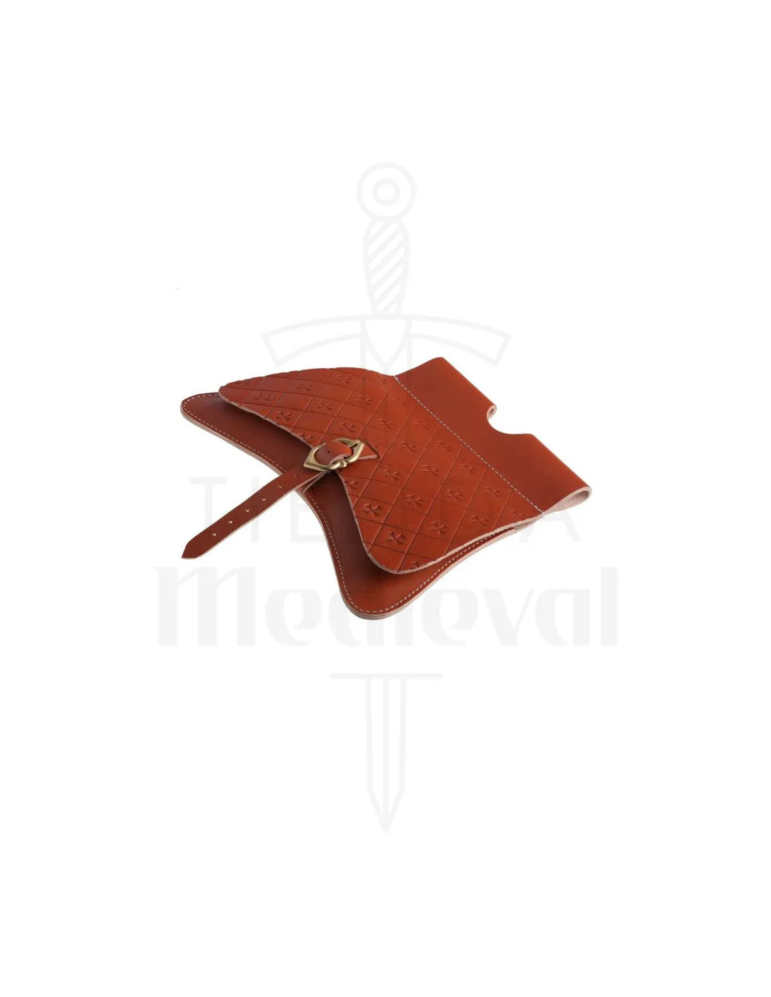 Bolso medieval Cruces de Malta repujadas