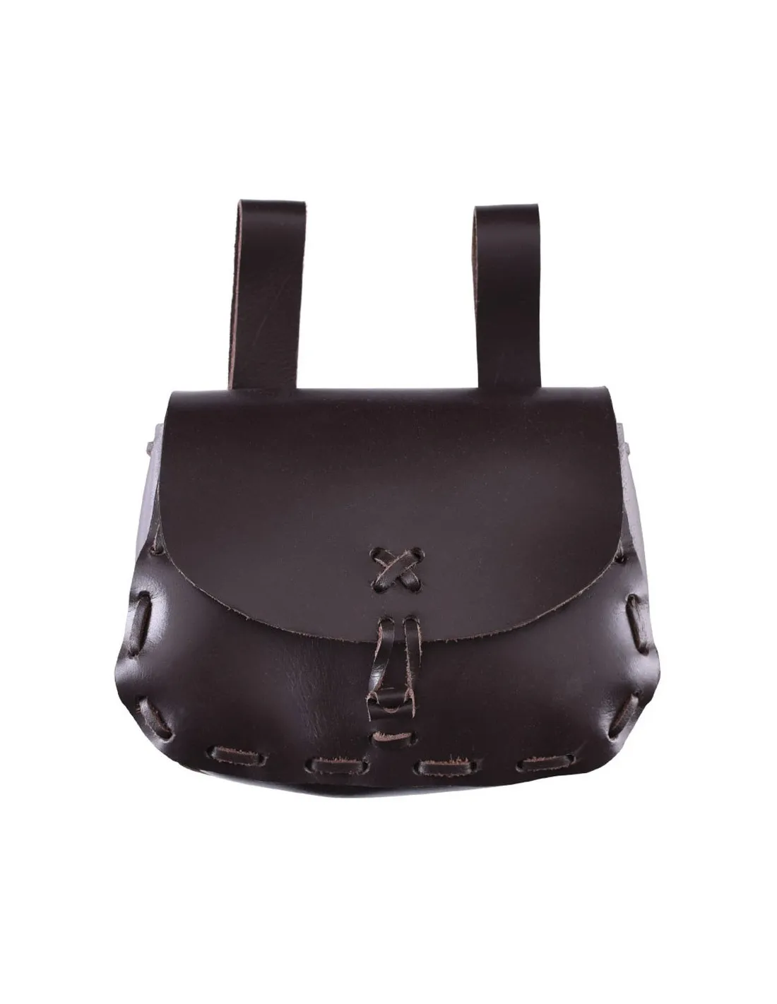 Bolso medieval en piel de vaca
