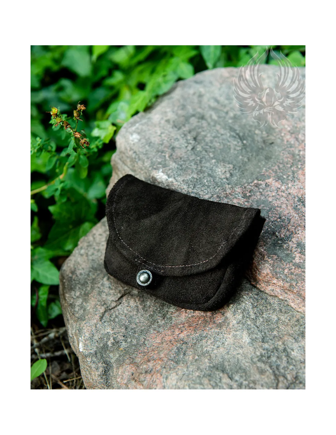 Bolso medieval pequeño modelo Rickar, marrón