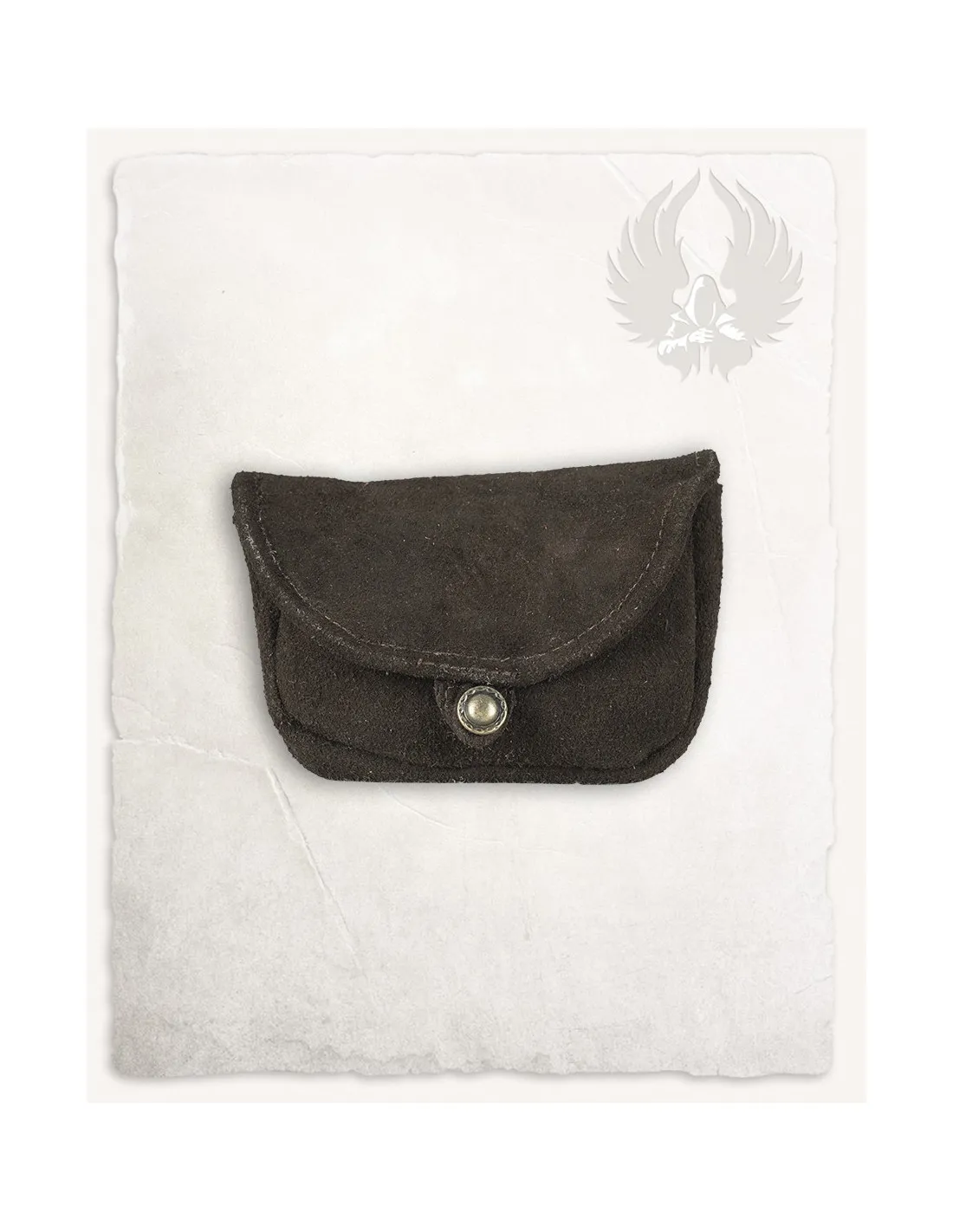 Bolso medieval pequeño modelo Rickar, marrón