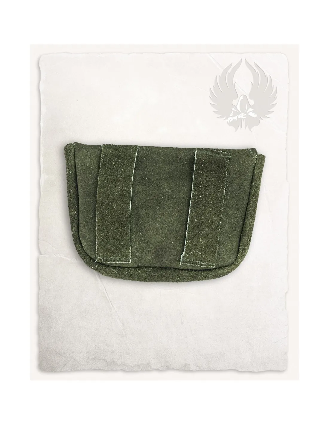 Bolso medieval pequeño modelo Rickar, verde