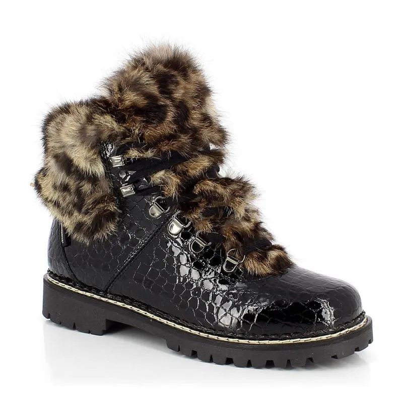 Bota de invierno Kimberfeel Astana (Croco Brown) Mujer