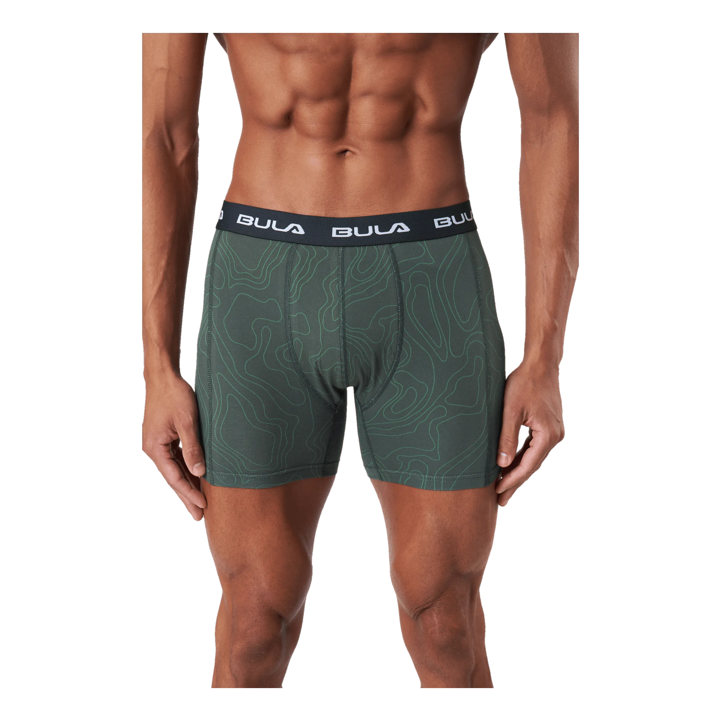 Bula 2 Pk Bula Boxer, Web Grey