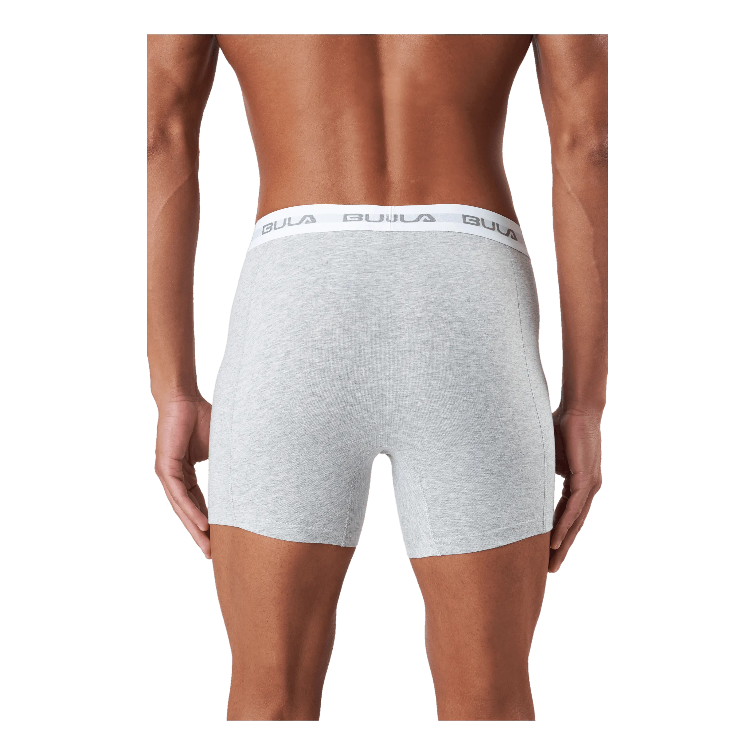 Bula 2 Pk Bula Boxer, Web Grey
