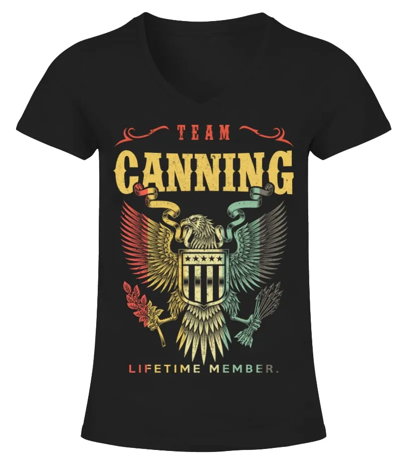 CANNING VINTAGE CAMISETA CUELLO PICO MUJER