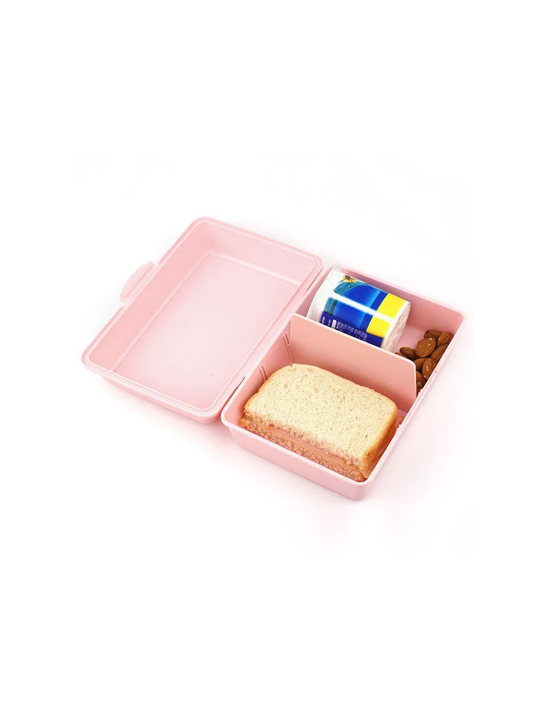 Cajita Porta Alimentos Rosa personalizada Comunión de Mi Pipo