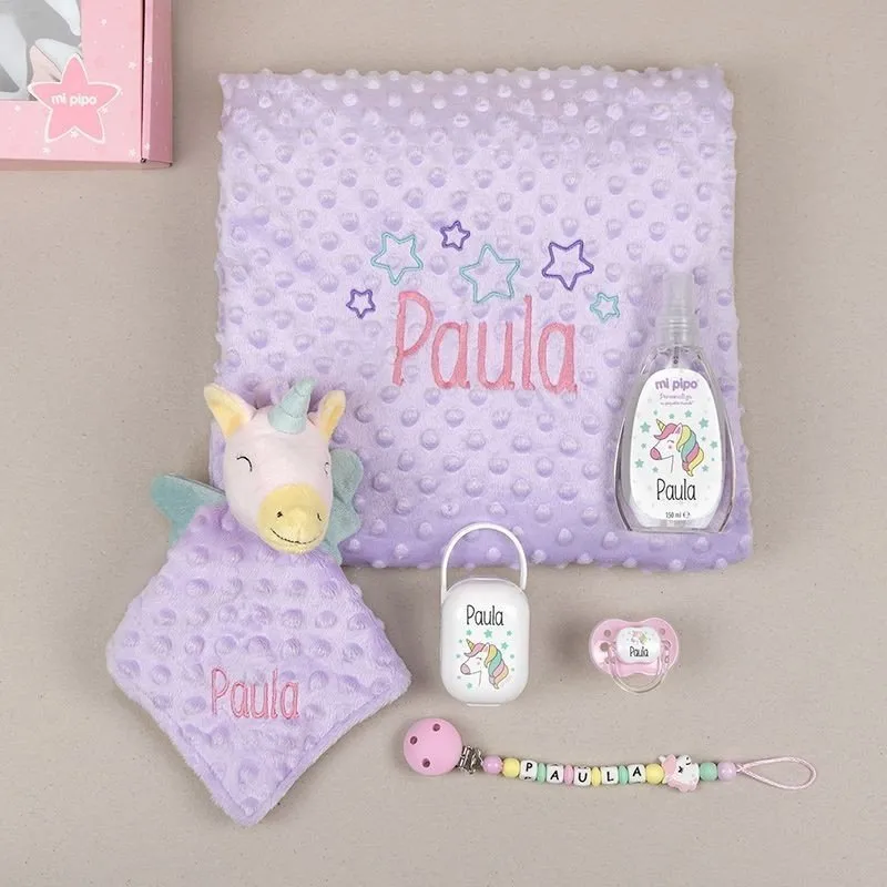 Cajita regalo bebé Sweet Unicornio