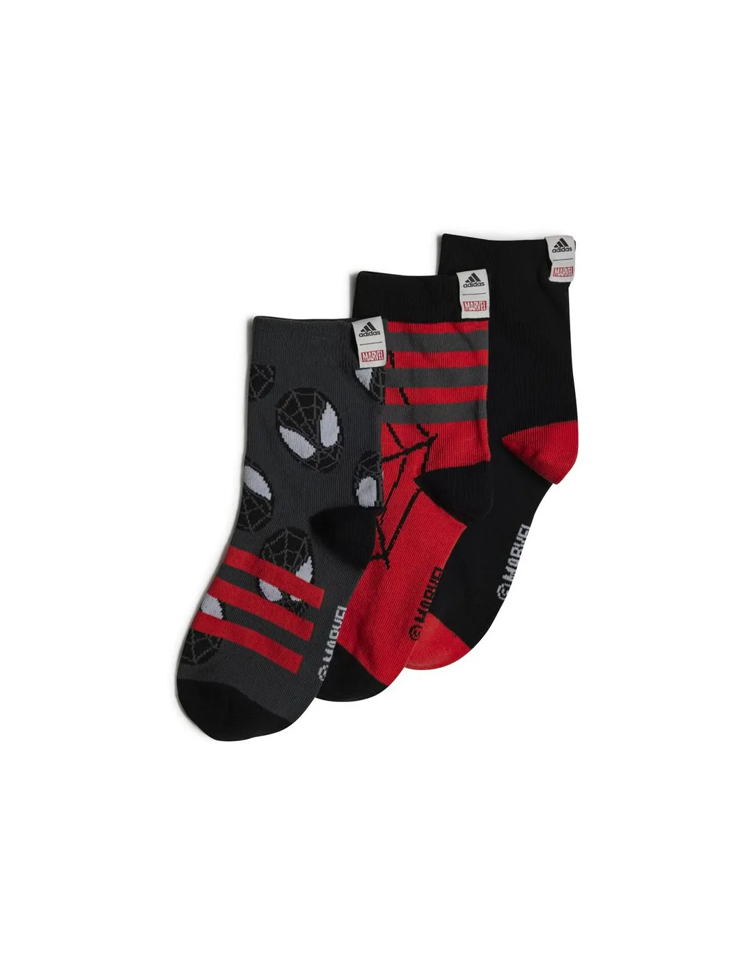 CALCETINES DE FITNESS ADIDAS SPIDERMAN 3PP NIñO