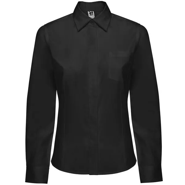 Camisa de camarero Roly Workwear Sofía manga larga mujer