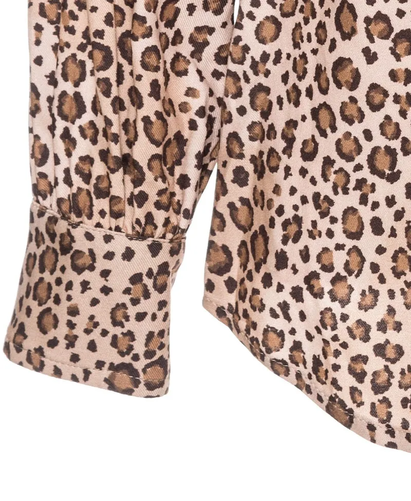 Camisa MONNALISA Estampado Leopardo