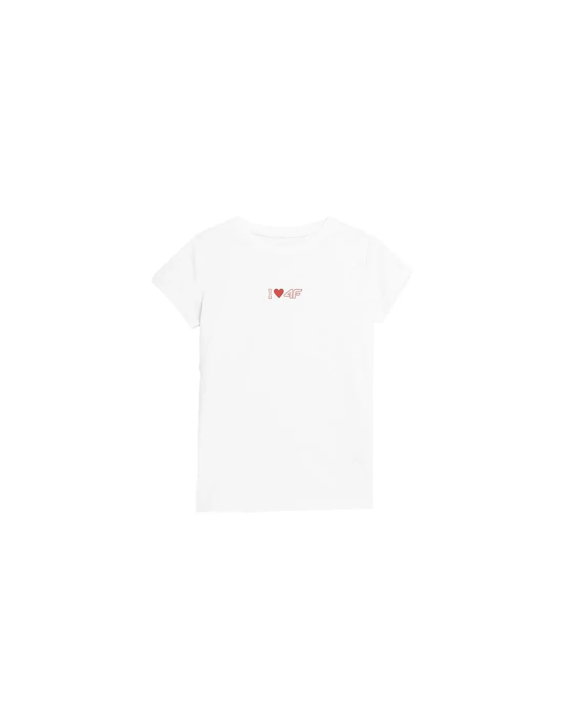 Camiseta 4F JTSD005 Niña blanco