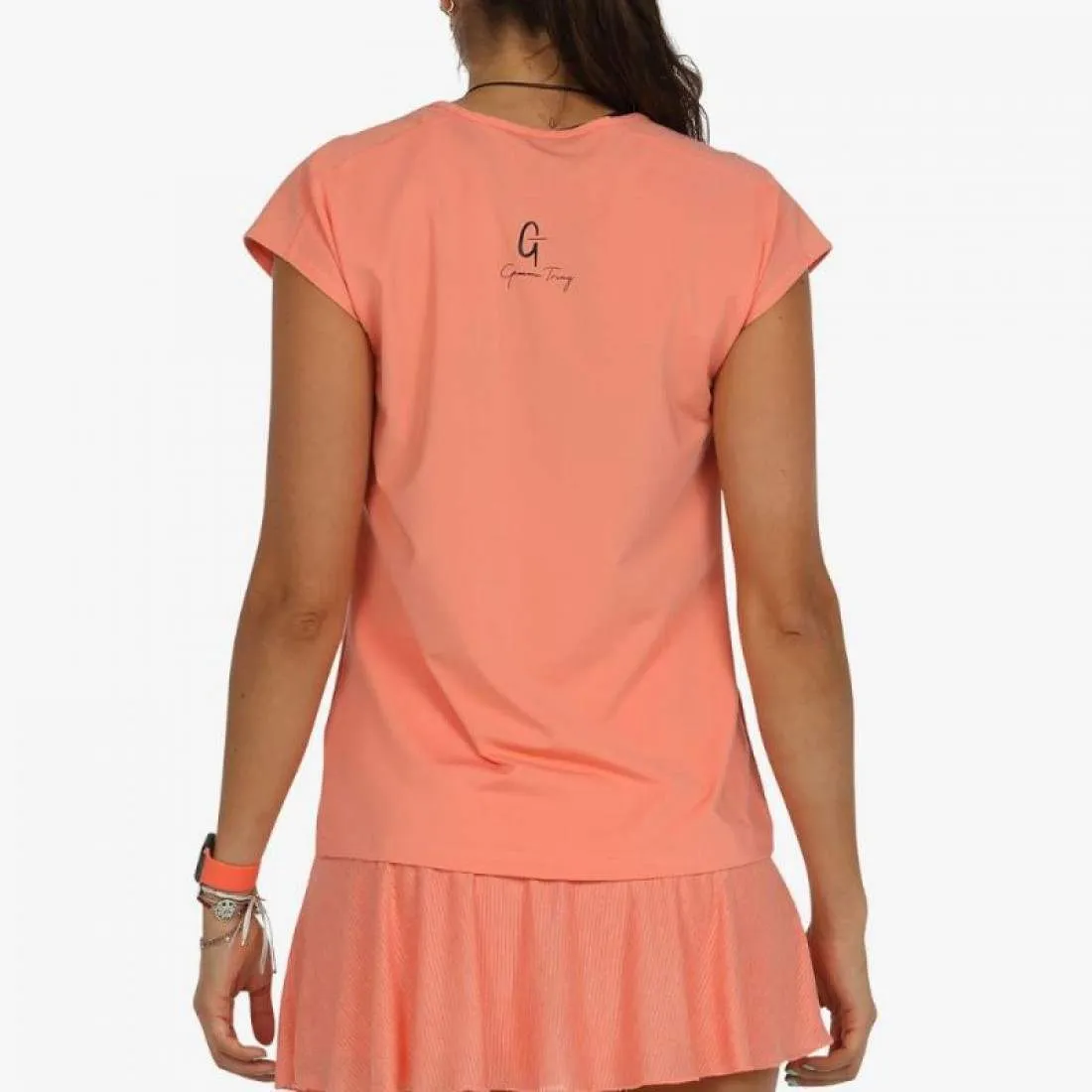 Camiseta Bullpadel Gemma Triay Yodar Coral | Bullpadel