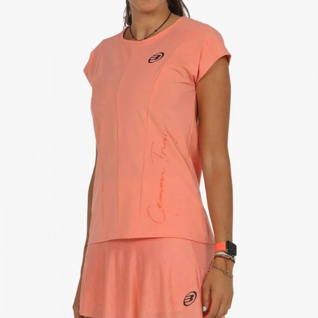 Camiseta Bullpadel Gemma Triay Yodar Coral | Bullpadel