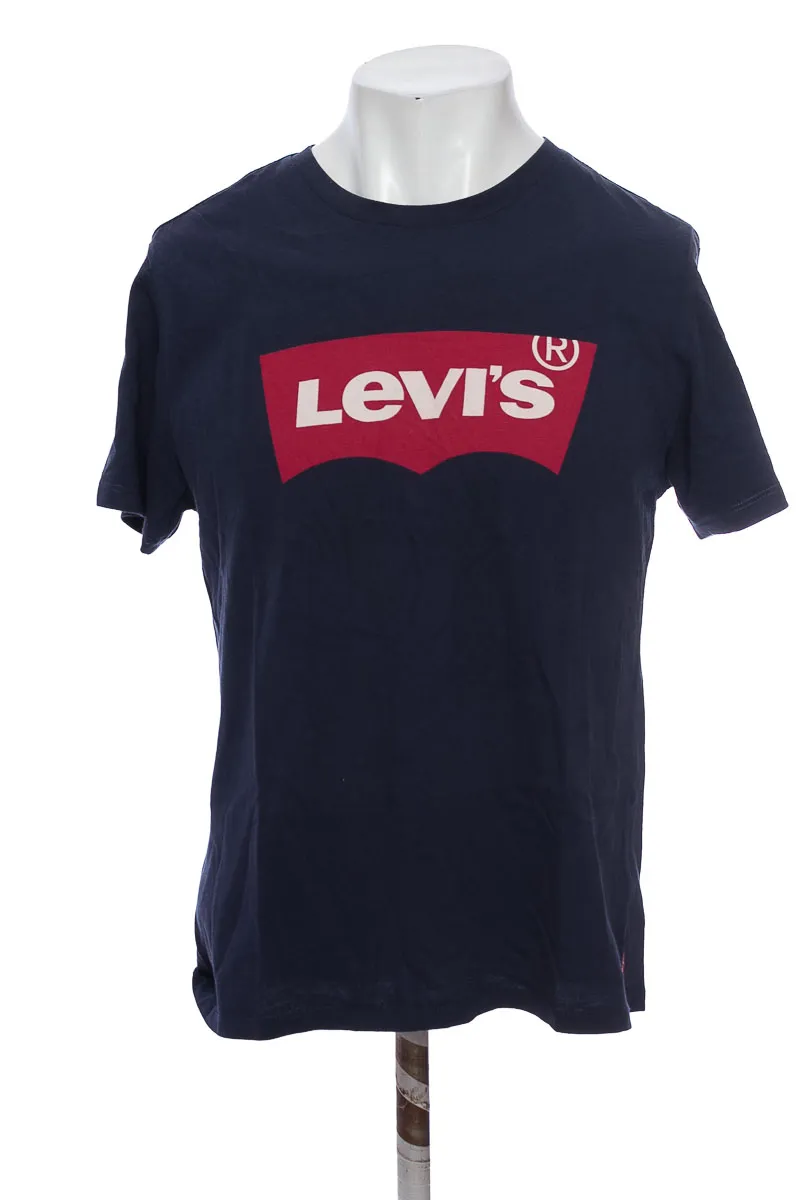 CAMISETA COLOR AZUL  LEVIS