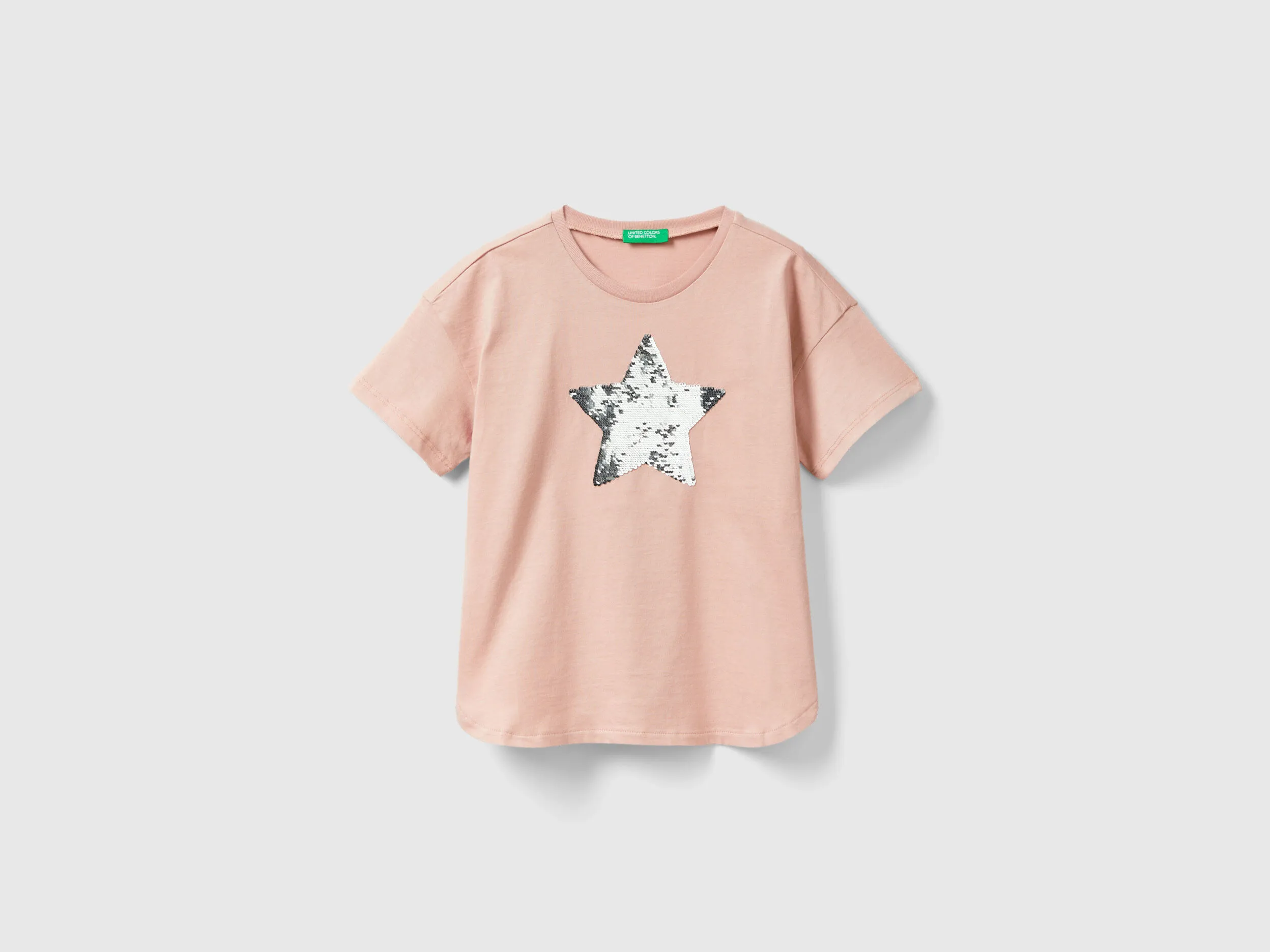 Camiseta con lentejuelas reversibles