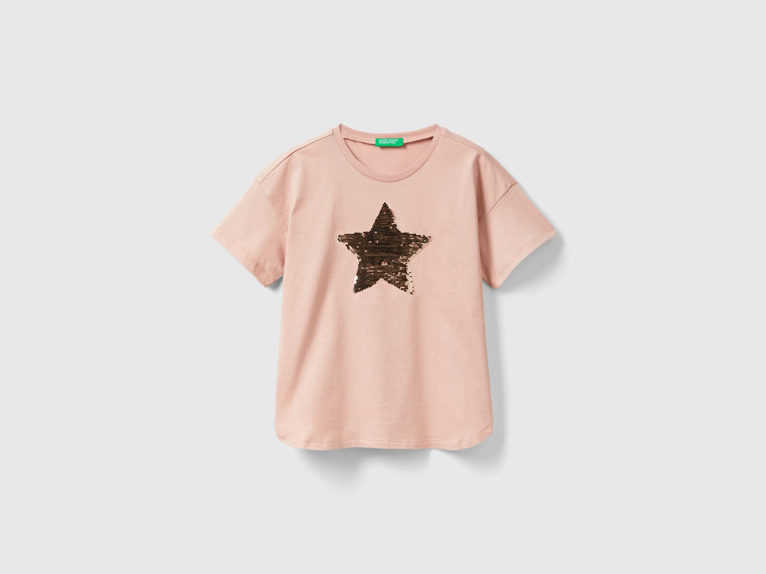 Camiseta con lentejuelas reversibles