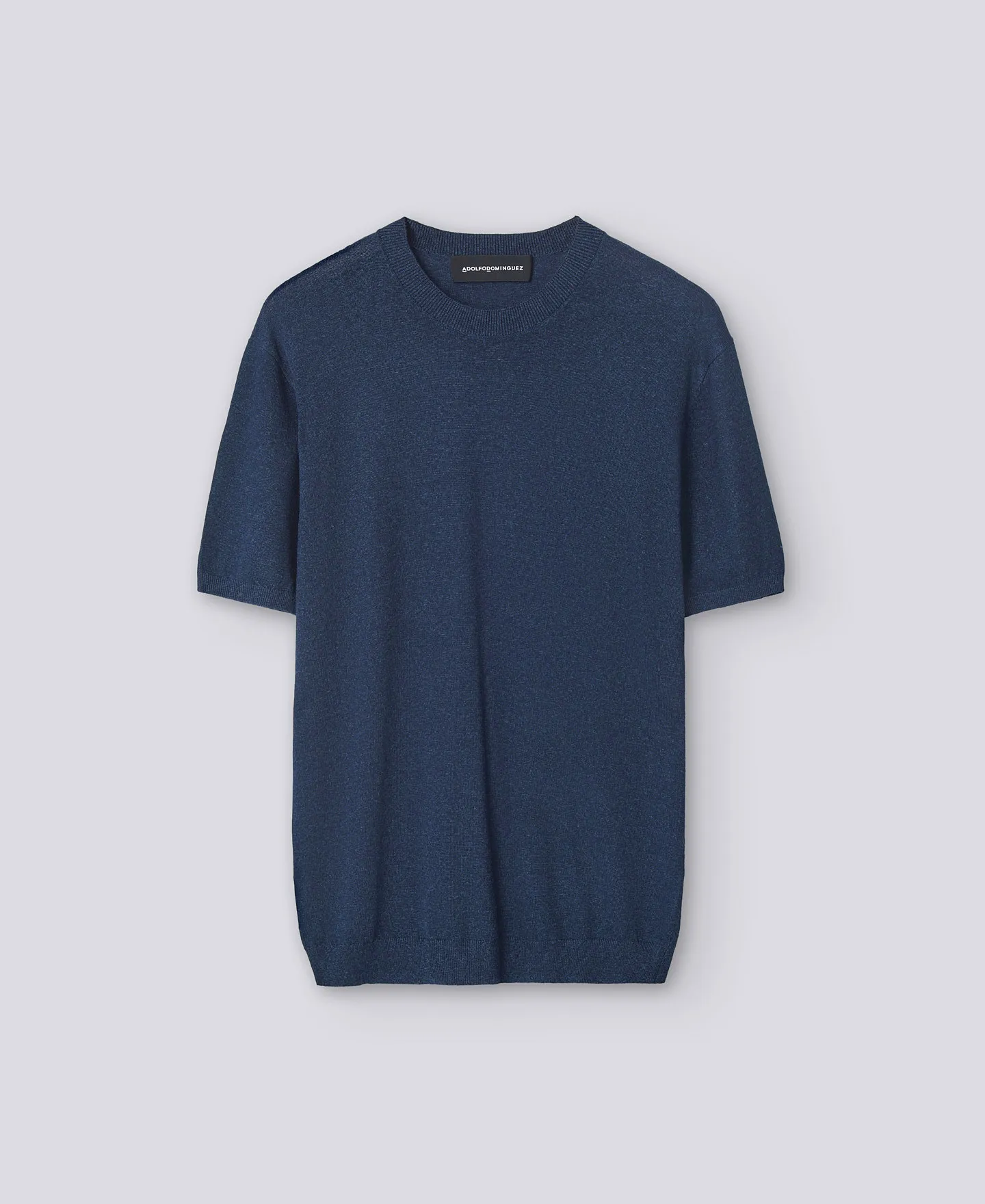 Camiseta cuello caja hombre